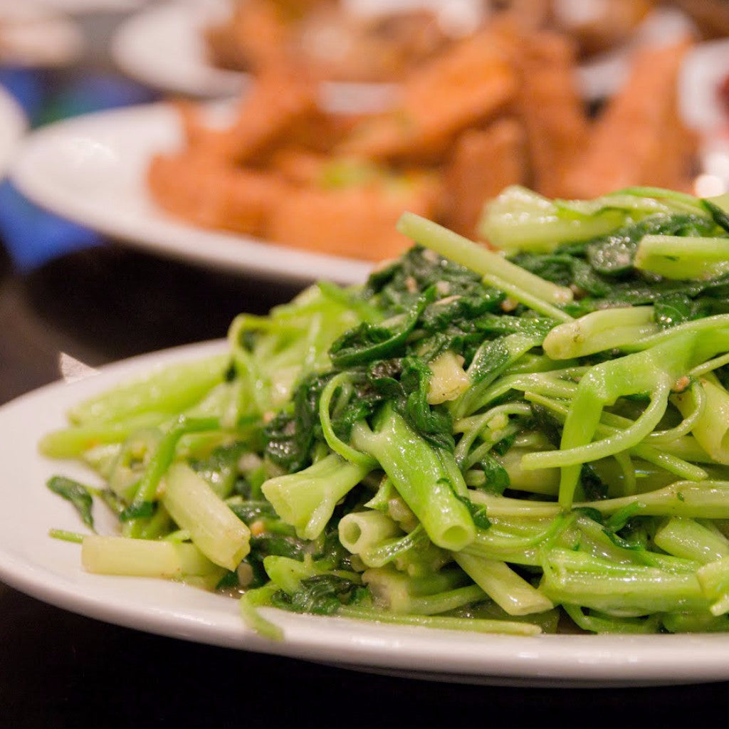 Stir fried Tung Choy with chili garlic - Restaurant PM